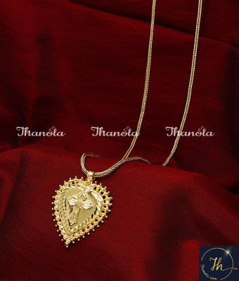 THN1065 - Wedding Locket Heart Shape Christian Thali Chain Design THN1065 - Wedding Locket Heart Shape Christian Thali Chain Design