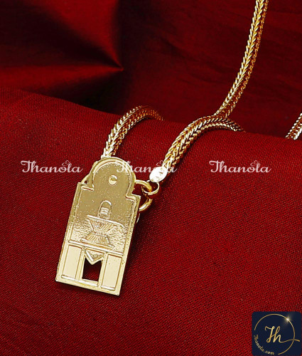 THN1070 - Hindu Mangalsutra Shiva Linga Simple Thali Chain Design