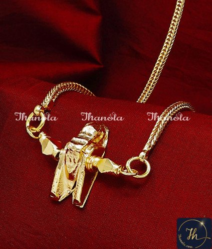 THN1074 - Hindu Thirumangalyam 1 Gram Gold Thali Chain Online