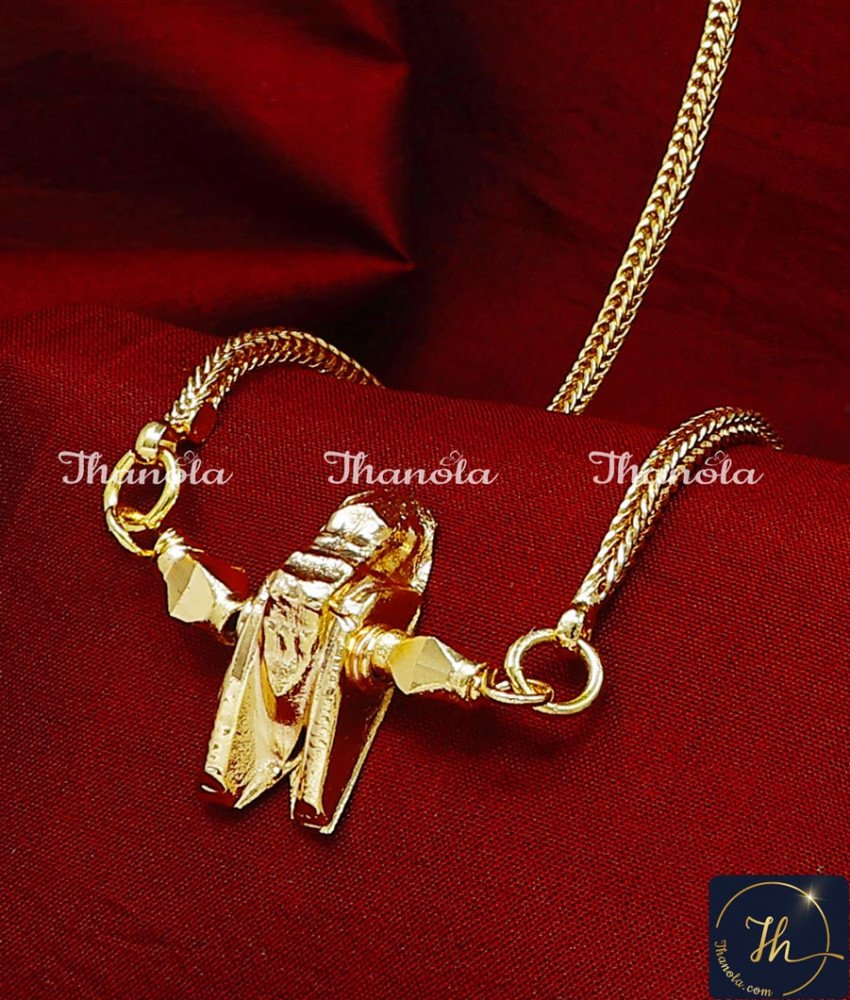 Gold covering thali chain