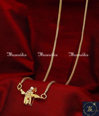 THN1074 - Hindu Thirumangalyam 1 Gram Gold Thali Chain Online