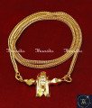 Gold covering thali chain